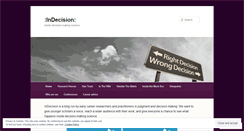 Desktop Screenshot of indecisionblog.com